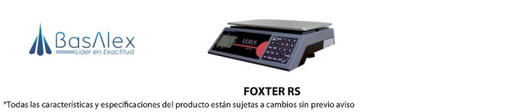 balanzas de mesa liquidadora foxter 2
