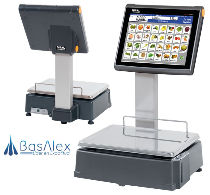 basalex dibal balanzas pantalla tactil serie d900