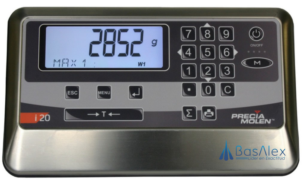 basalex preciamolen indicador de pesaje i20