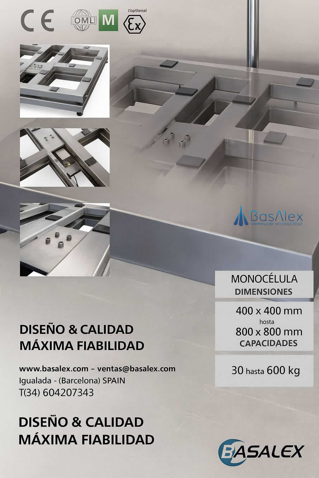 basalex bascula serie bmc plataforma reforzada