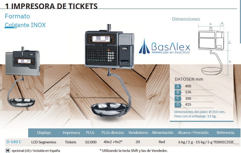 basalex dibal balanzas electronicas serie d500 2