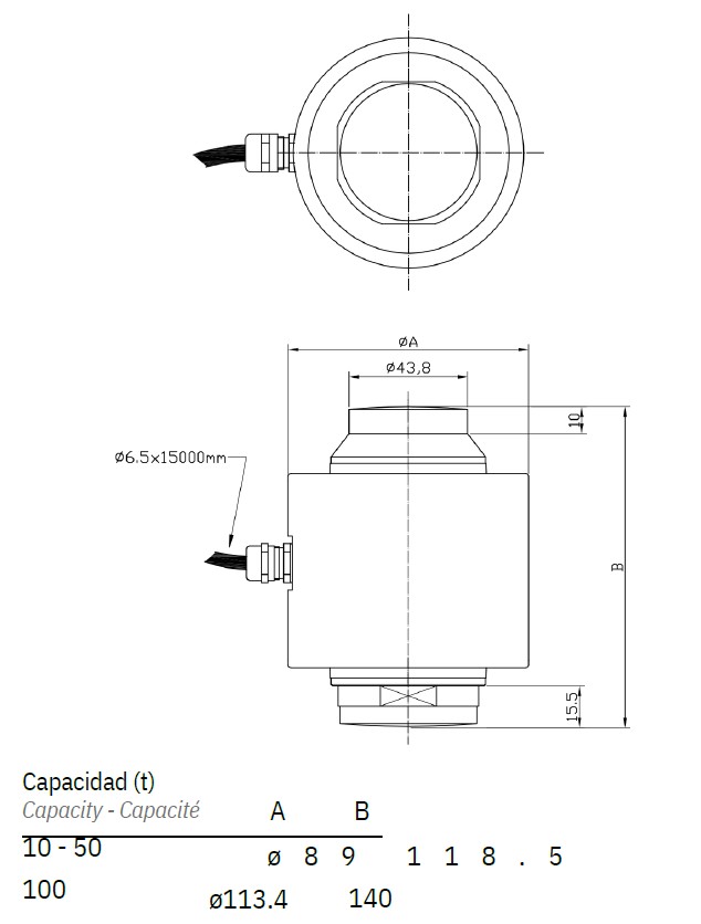 basalex sensocar celda de carga cs a 1