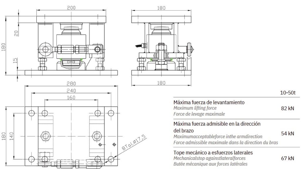 basalex sensocar celda de carga cs a 5