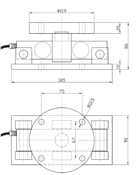 basalex sensocar celda de carga dco 2 3