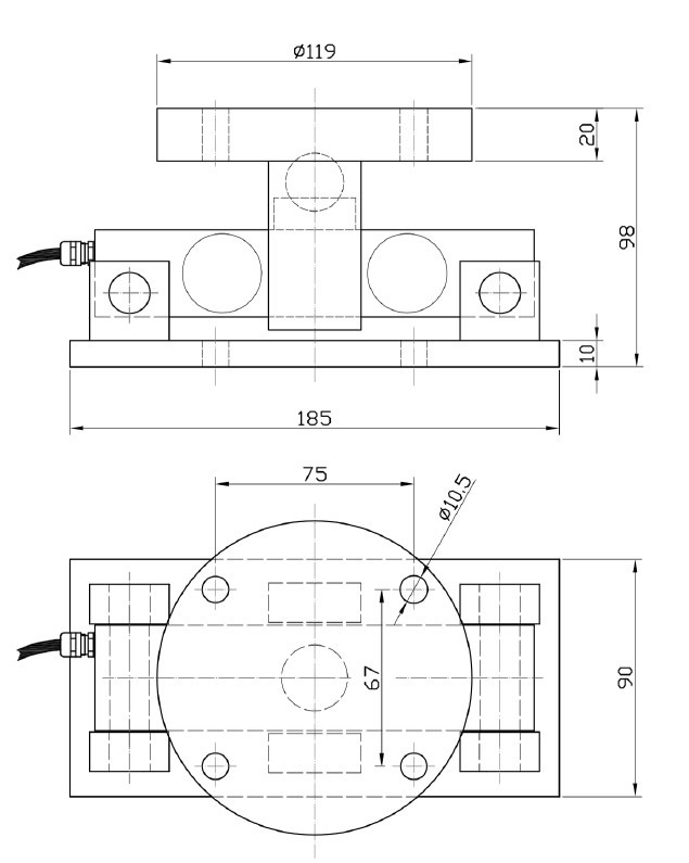 basalex sensocar celda de carga dco 2 4