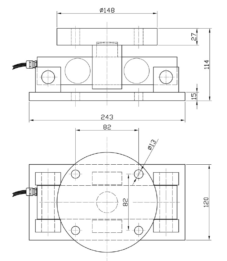 basalex sensocar celda de carga dco 3 4