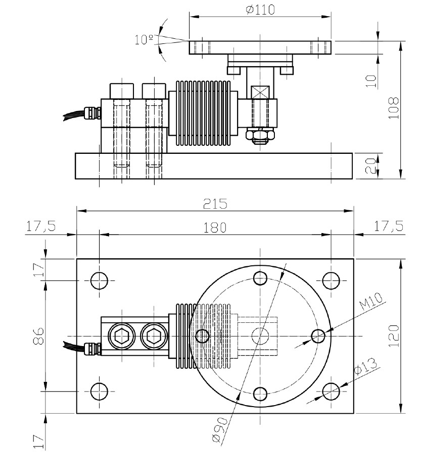 basalex sensocar celda de carga fx 2 5