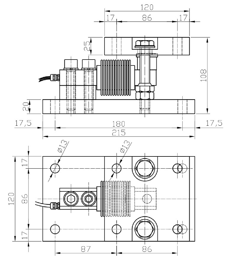 basalex sensocar celda de carga fx 2 6