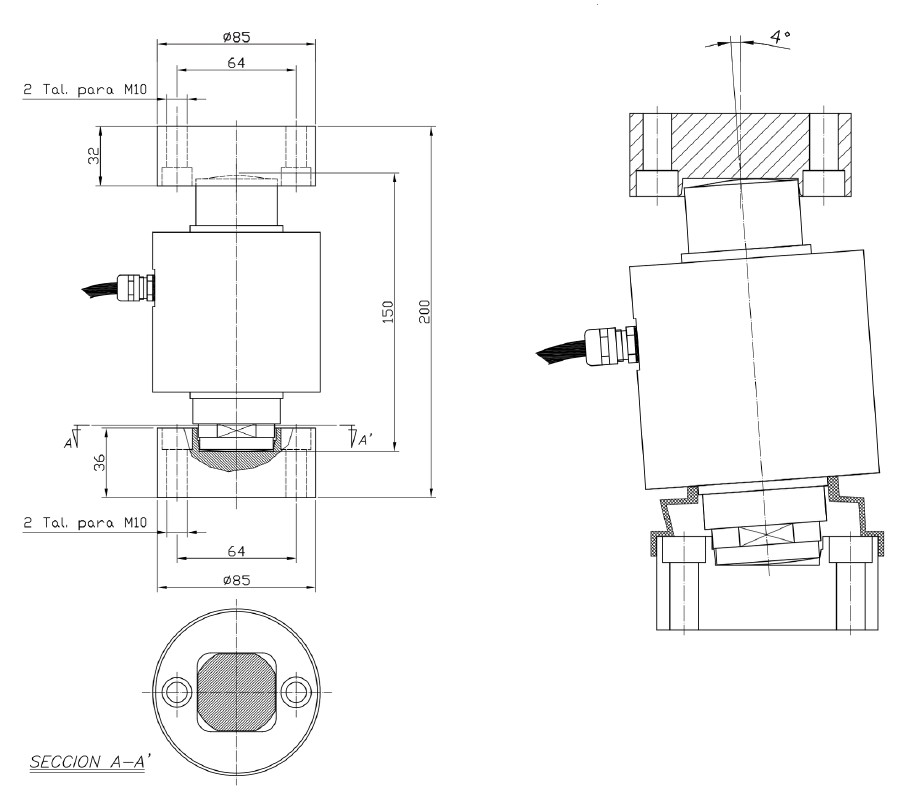 basalex sensocar celda de carga sp a 4