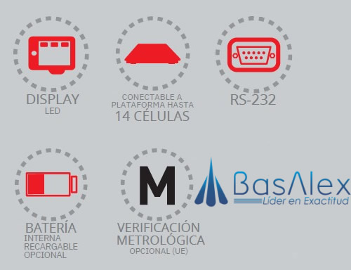 basalex bacsa indicador de pesaje bdi 610 3