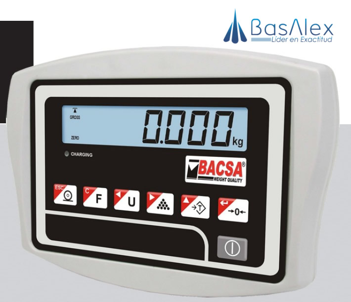 basalex bacsa indicador de pesaje ib 1707