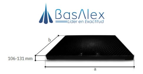 basalex baxtran bascula y plataforma pesa optima bob 5