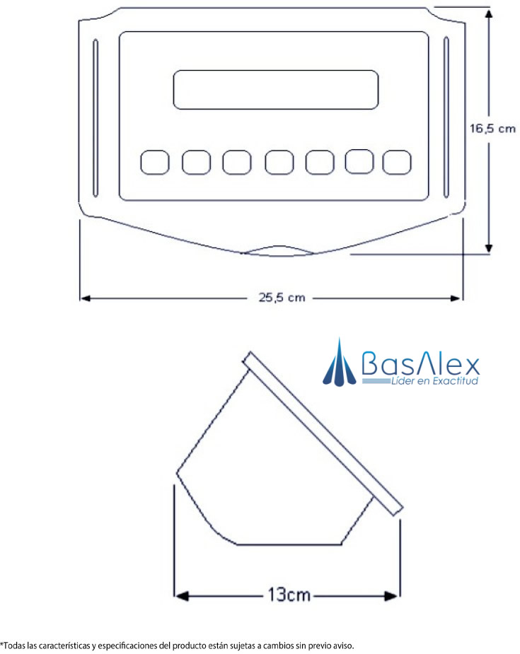 basalex trumax indicador de pesaje matrix 4