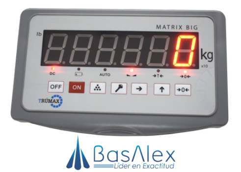basalex trumax indicador de pesaje matrix big