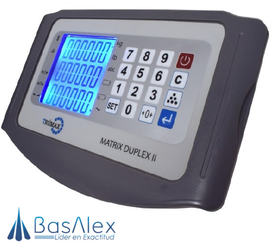 basalex trumax indicador de pesaje matrix duplex ii