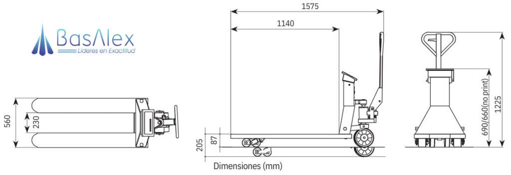 basalex baxtran transpaleta optima pto 6