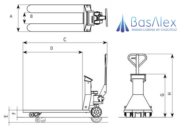 basalex baxtran transpaleta tp 410i 2