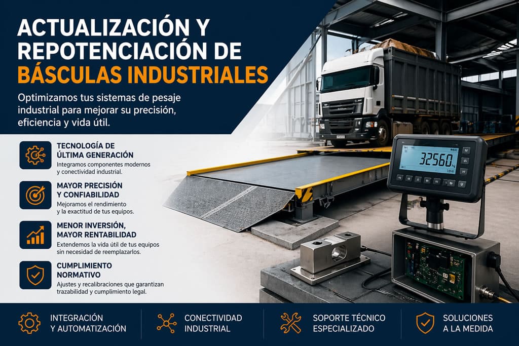 actualización y repotenciación de básculas industriales