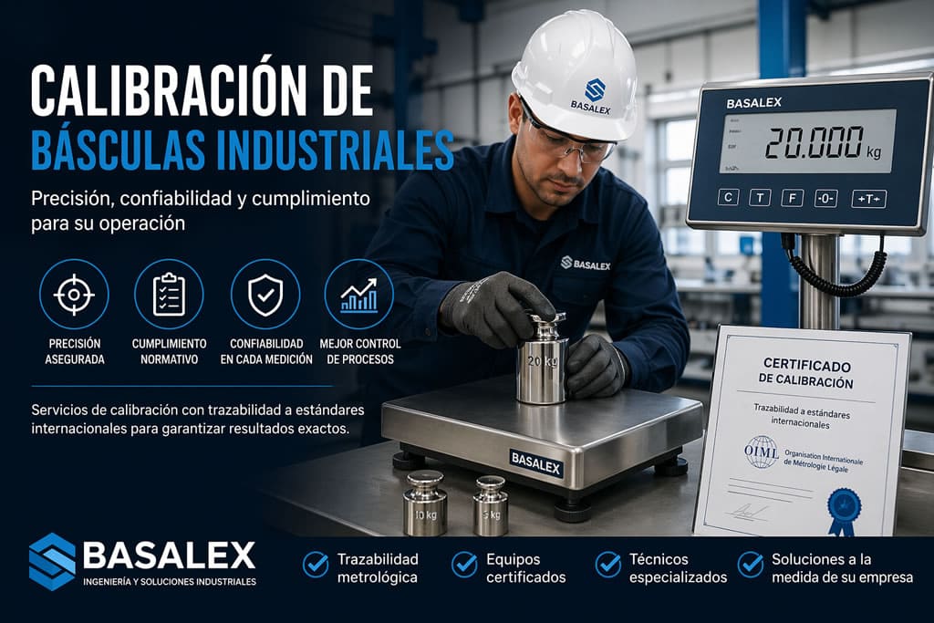 calibración de básculas industriales ENAC