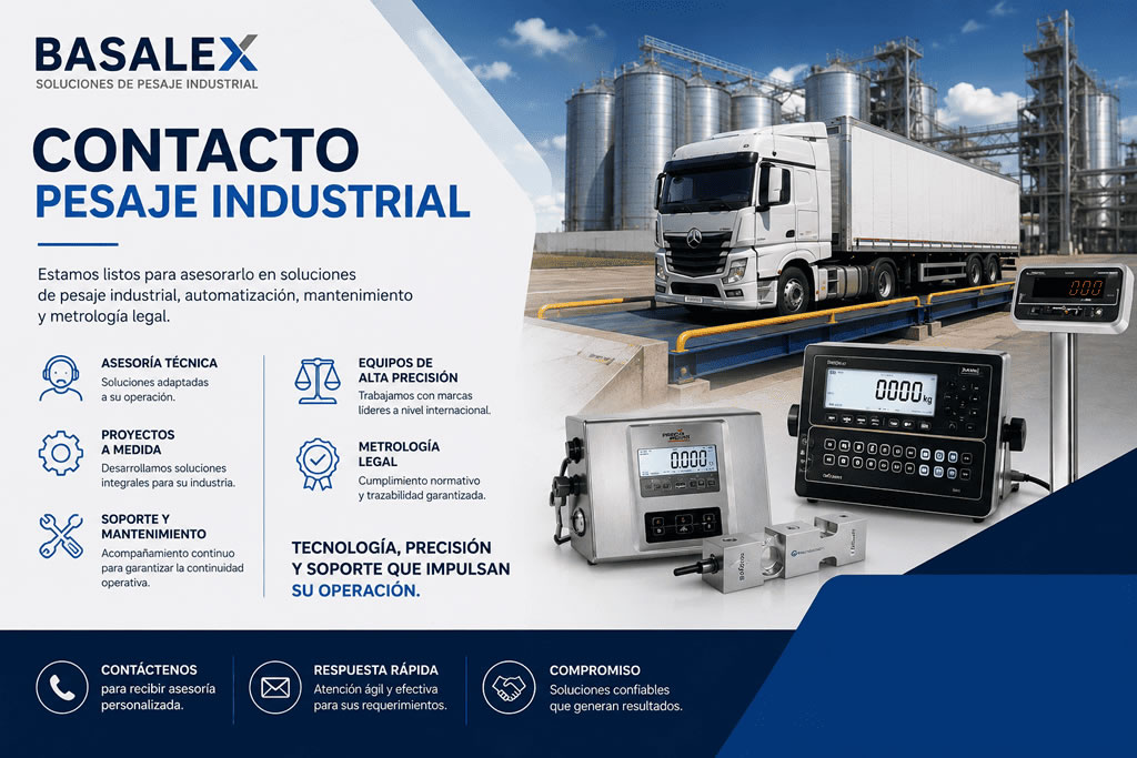 contacto pesaje industrial
