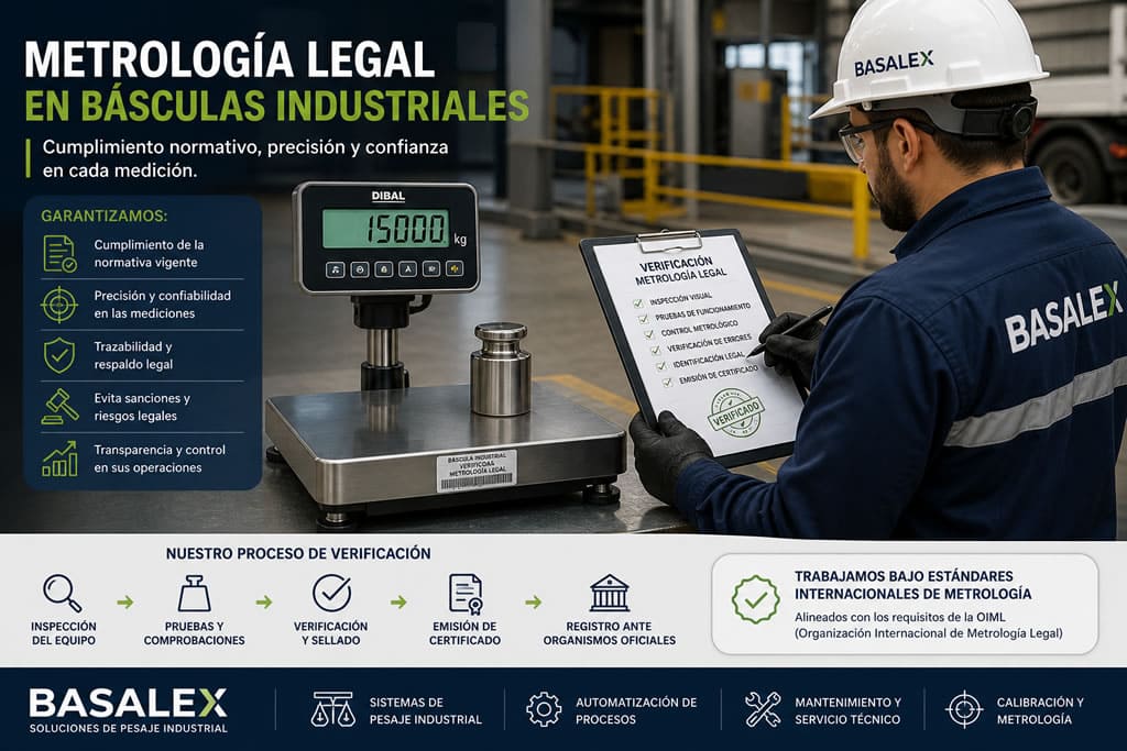 metrología legal en básculas industriales