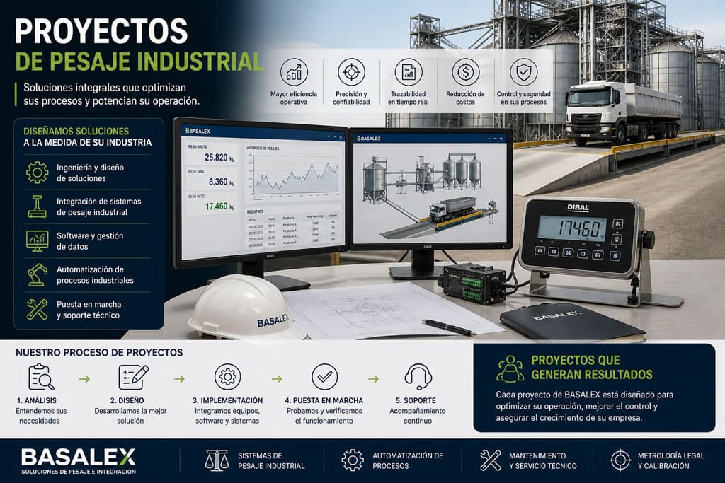 proyectos de pesaje industrial